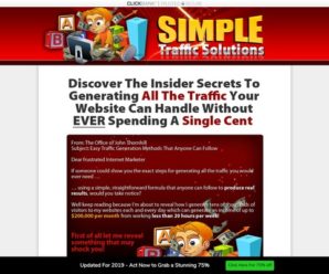 Simple Traffic Solutions – Discount Offer — Simple Traffic Solutions