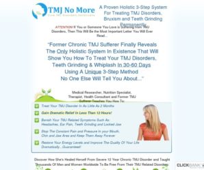 TMJ No More™ – Stop TMJ, Bruxism and Teeth Grinding Holistically