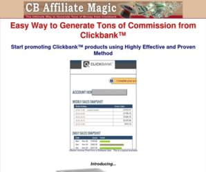 CB Affiliate Magic | Clickbank Affiliate Marketing