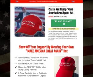 FREE Classic Red Trump Make America Great Again Hat!