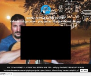 OPEN G GUITAR for BEGINNERS – start playing within minutes – easy guitar training – digital video training by Mike Malak