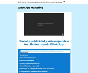 WhatsApp Marketing – Envía Ofertas y Responde rápidamente a tus clientes usando WhatsApp