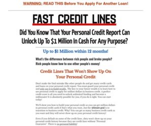 Fast Credit Lines