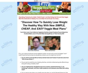 Easy Veggie Meal Plans – Vegan Diet – Vegetarian Diet