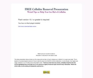 cellulite removal video presentation