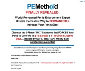 Get a Larger Penis with PEMethod – The #1 Rated Penis Exercise Program