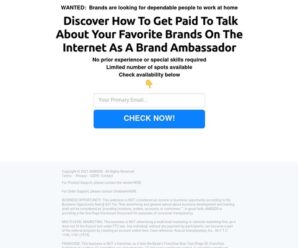 AMBSDR + Get Paid To Talk About Your Favorite Brands On The Internet!